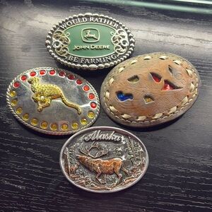 Belt buckle sets